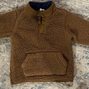 Carter’s Sherpa Pullover 3T Snap Collar Fleece Lined